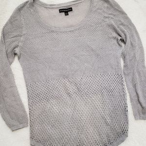 Silver sparkle sweater